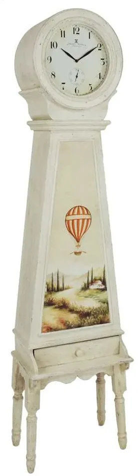 Colonnina dipinta con orologio cm 43,5x27xh176,5 Sconti