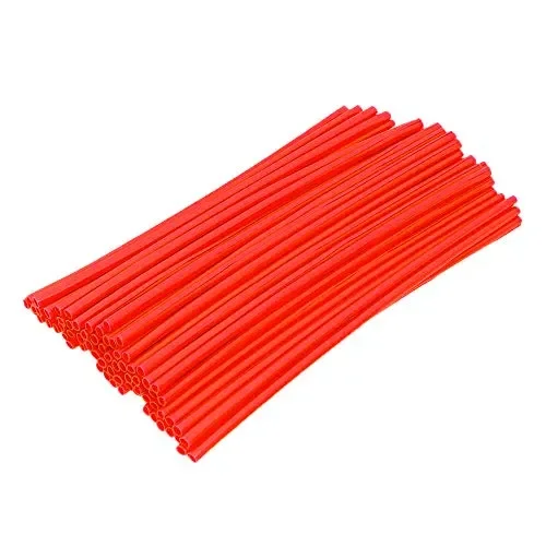 color tree 72pcs/Lot Copriraggi Moto Motocross Cerchioni per Universal Rosso - immagine 2