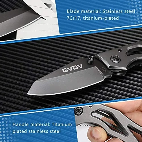 Coltello da escursionismo pieghevole tascabile – GVDV da… - immagine 2