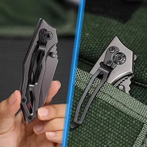 Coltello da escursionismo pieghevole tascabile – GVDV da… - immagine 3