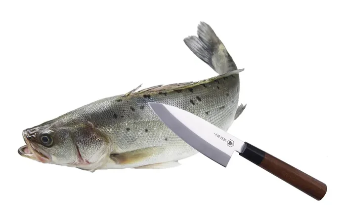 Coltello Giapponese Lama 14 cm per Intaglio e Filettatura Carne e Pesce - immagine 2