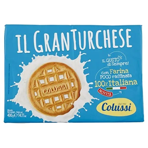 Colussi Gran Turchese Biscotti Gr.400 – [confezione da 4] Vendita calda online