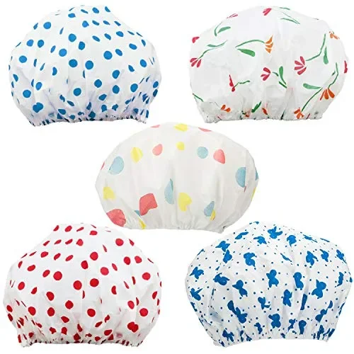 com-four® 5X Cuffia per Doccia Impermeabile Proteggere 05 Pezzi – Mescola