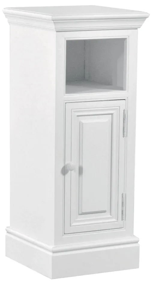 Comodino 1 Anta 1 Ripiano in Legno Nantes