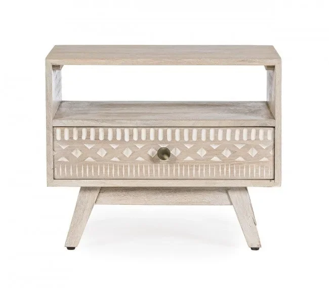 Comodino 1 Cassetto 55x35x45h cm Indira Online - immagine 2
