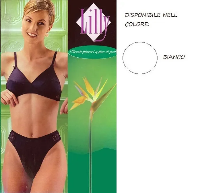 COMPLETO INTIMO DONNA LILLY IN COTONE ART 5654 COL. BIANCO MIS. A SCELTA Online
