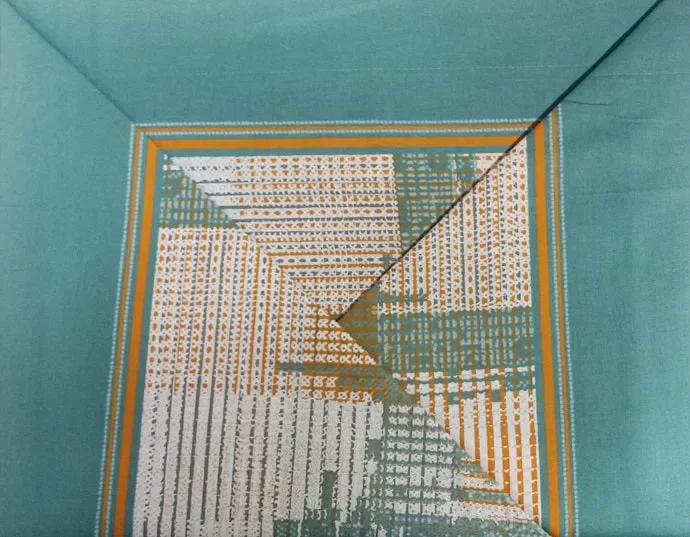 Completo lenzuola tramonti 2 posti Biancaluna art AIKA colore a scelta misura unica - immagine 2