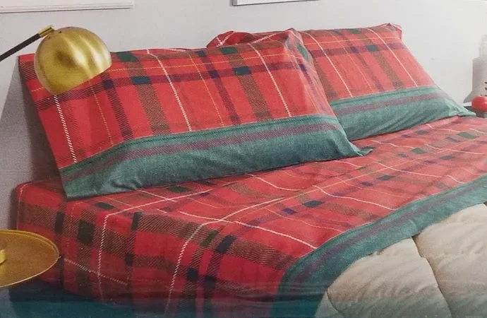 Completo lenzuola tramonti 2 posti Biancaluna art EDDY colore a scelta misura unica Vendita calda online