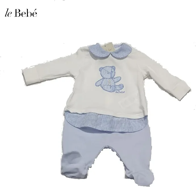 COMPLETO NEONATO LE BEBE’ ART LBB2486 COLORE FOTO MISURA A SCELTA