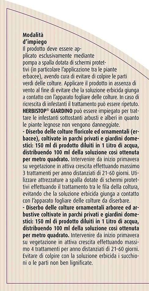 COMPO Erbicida Totale HERBISTOP Pronto Uso Giardino PFnPO, Per Piante Ornamentali, Contro Infestanti, Muschi e Alghe, 500 ml - immagine 3