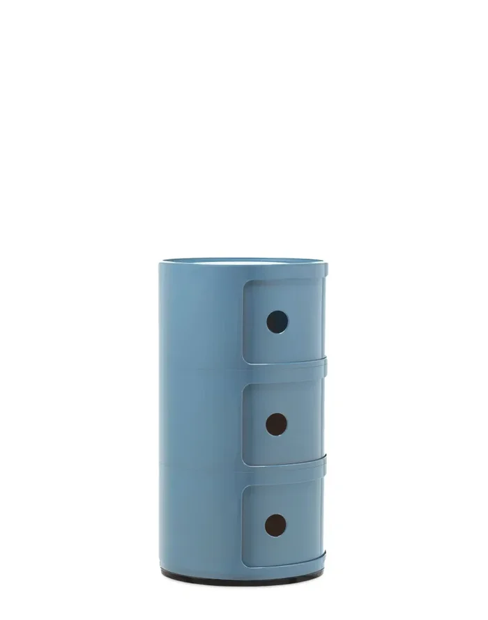 COMPONIBILE 3 ELEMENTI AZZURRO LUCIDO Saldi - immagine 3