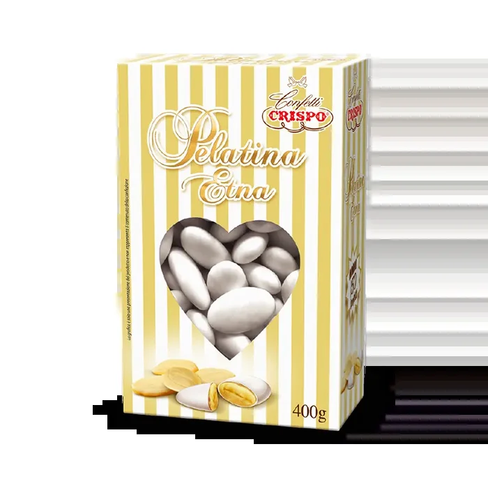 CONFETTI CRISPO PELATINA ETNA CON MANDORLA PELATA – 400 GR