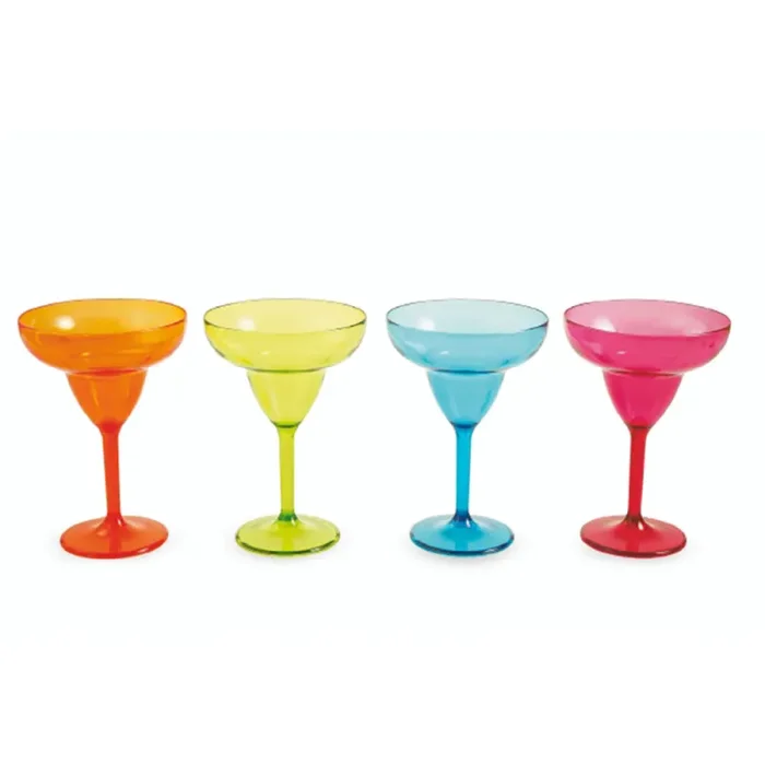 Confezione 4 Bicchieri Margarita in Policarbonato Villa dEste Party