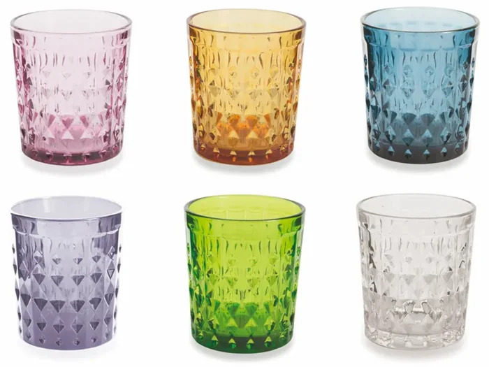 Confezione 6 Bicchieri Acqua in Vetro 350ml Villa d’Este Home Tivoli Fiji