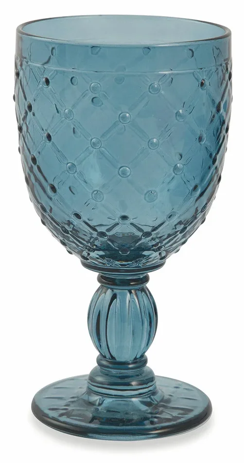 Confezione 6 Calici Vino in Vetro 280ml Villa d’Este Home Tivoli Rombi - immagine 3