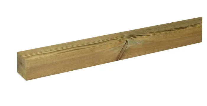 Confezione 6 Pezzi Profilo 4,5×4,5×150 cm in Legno di Pino Impregnato