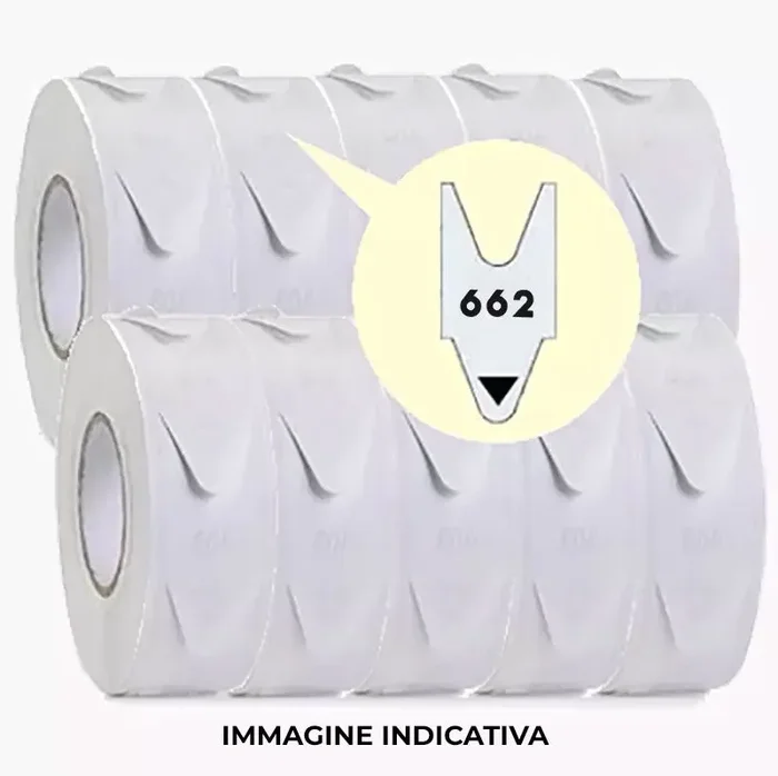 Confezione da 20000 Tickets per Distributore a Chiocciola 3 Cifre Visel Bianchi - immagine 2