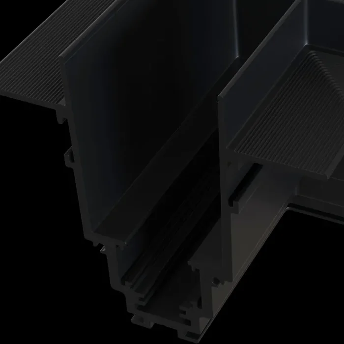 Connettore ad Angolo per Sistema Illuminazione a Binario Nero - immagine 3