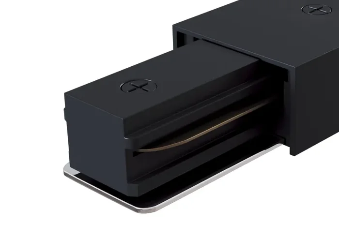 Connettore di Fine Corsa per Sistemmi Illuminazione a Binario Monofase Nero - immagine 2