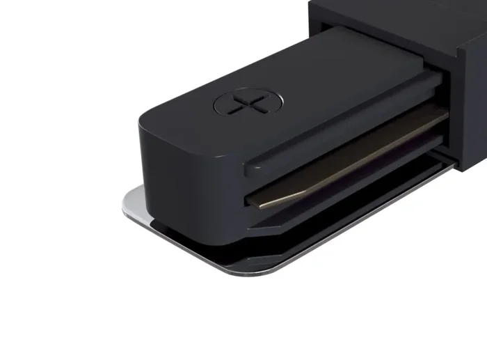 Connettore Prolunga per Sistema Illuminazione a Binario Monofase Nero - immagine 2