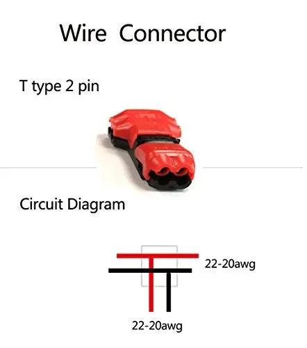 Connettori per giunzione rapida cavi, senza spelatura, T Type 2 pin - immagine 2