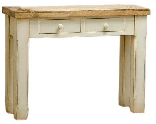 Consolle 2 Cassetti in Legno Brasilia Crema