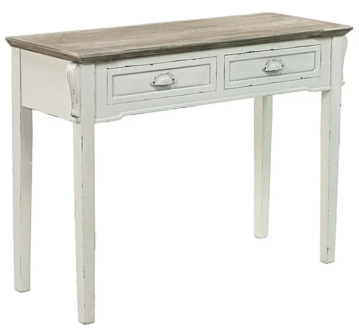 Consolle 2 Cassetti in Legno Provenza