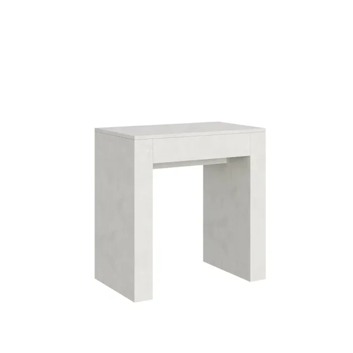Consolle Allungabile 78-299x47x80 cm in Nobilitato Bianco Online