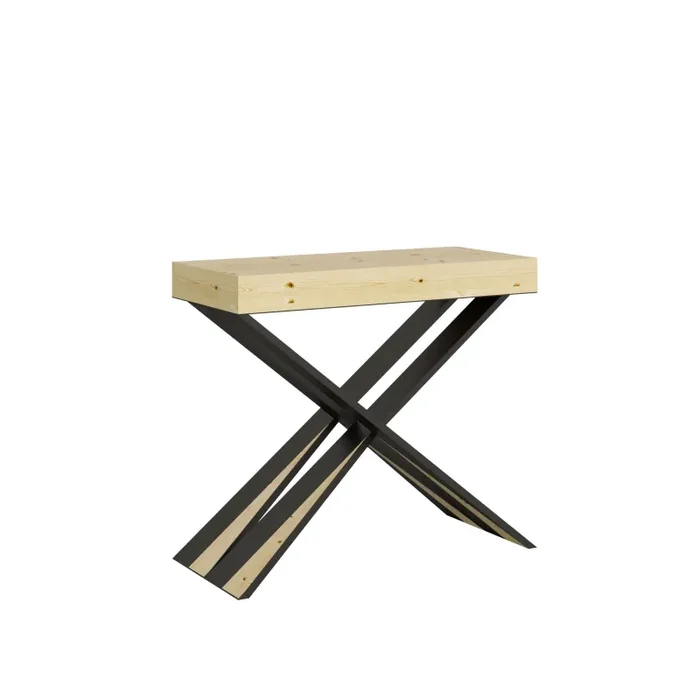 Consolle Allungabile 90-190x40x77 cm in Nobilitato Marrone