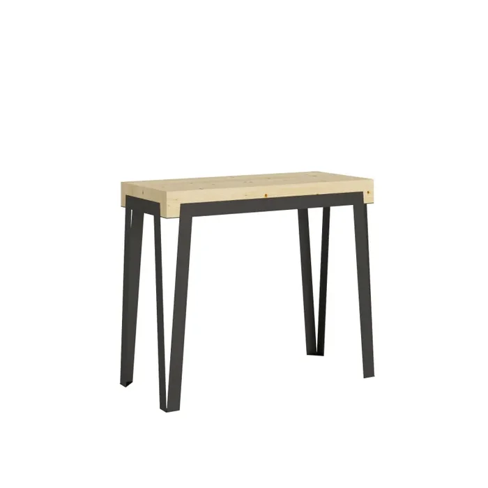 Consolle Allungabile 90-190x40x78 cm in Nobilitato Marrone Vendita online