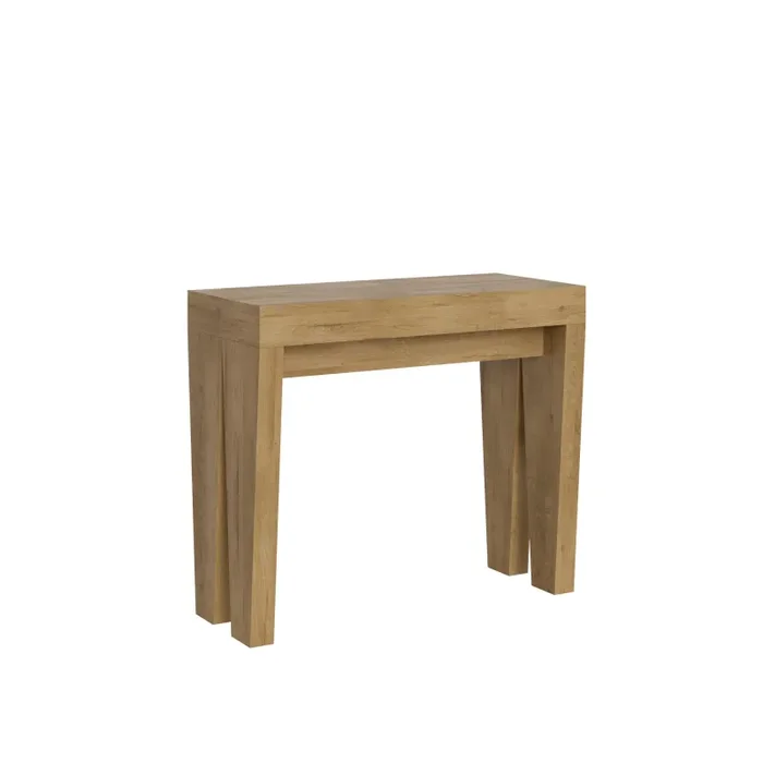 Consolle Allungabile 90-196x42x77 cm in Nobilitato Marrone