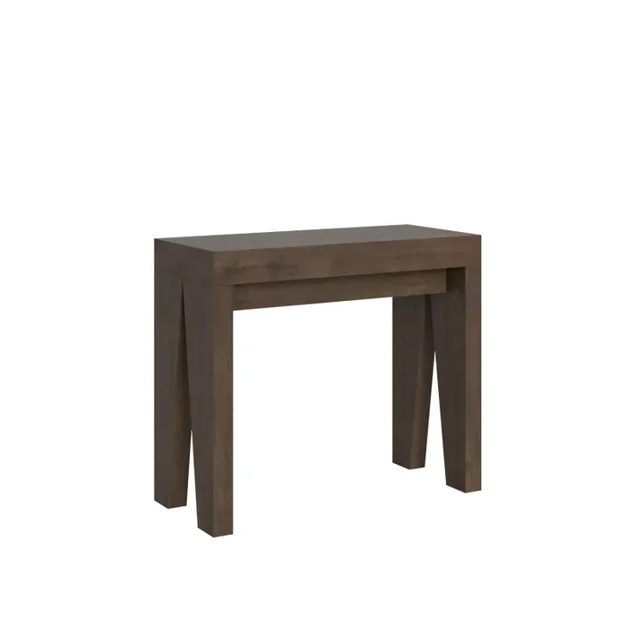 Consolle Allungabile 90-196x42x77 cm in Nobilitato Marrone Online ora