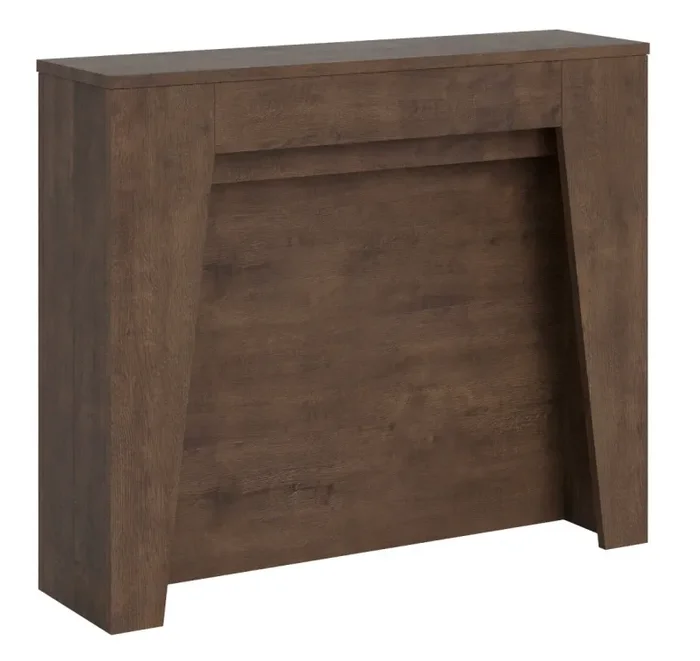 Consolle Allungabile 90×25/211 cm Pannelli in Nobilitato Anea Noce