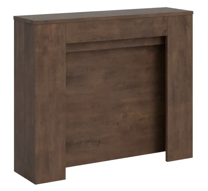 Consolle Allungabile 90×25/211 cm Pannelli in Nobilitato Kiba Noce