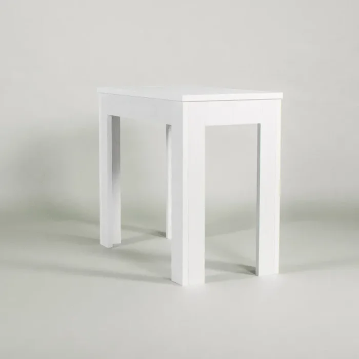 Consolle Allungabile in Legno H76,5x47x90/197cm 3 Allunghe Itamoby Magix Bianco Lucido Classica Vendita calda - immagine 2