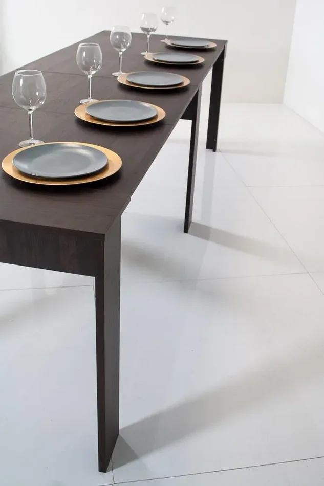 Consolle Allungabile in Legno H78x45x90/293cm Itamoby Unika Rovere Moro Classica