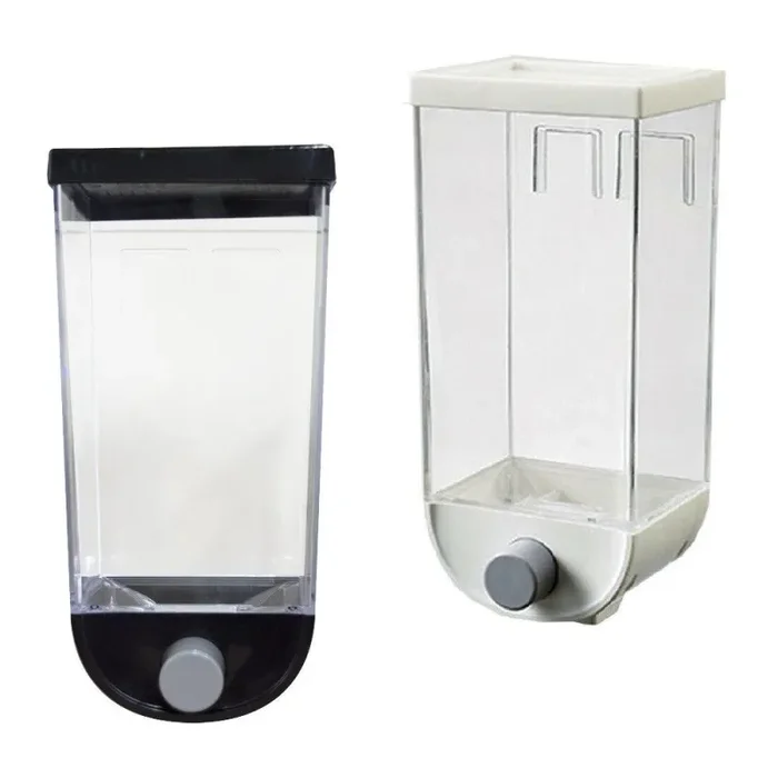 Contenitore Dispenser per Cereali Frutta Secca 1 Kg Bianco