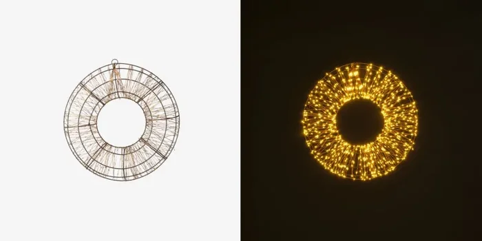 Conti Corona Natale 800 Luci D 38 Cm Classic Warm White 8 Funzioni Adattatore Vendita online