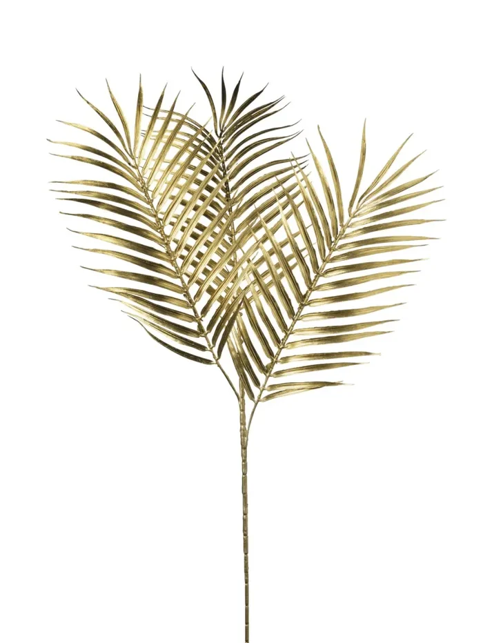 Conti Ramo Natale Palma H 86 Cm x 3 Gold