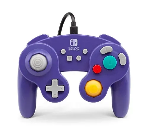 Controller Cablato PowerA per Nintendo Switch – Stile Gamecube Viola -…