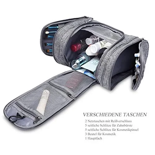 CoolBELL Borsa da toilette viaggio appesa Dopp Kit… - immagine 2