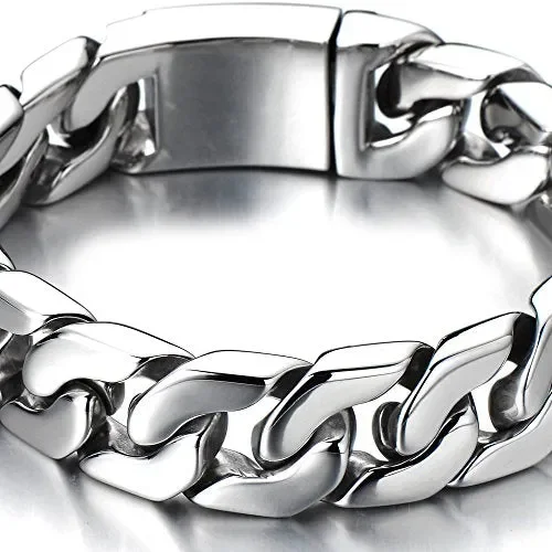 COOLSTEELANDBEYOND Stile Maschile, Barbozzale Braccialetto, Bracciale da 01 - immagine 3