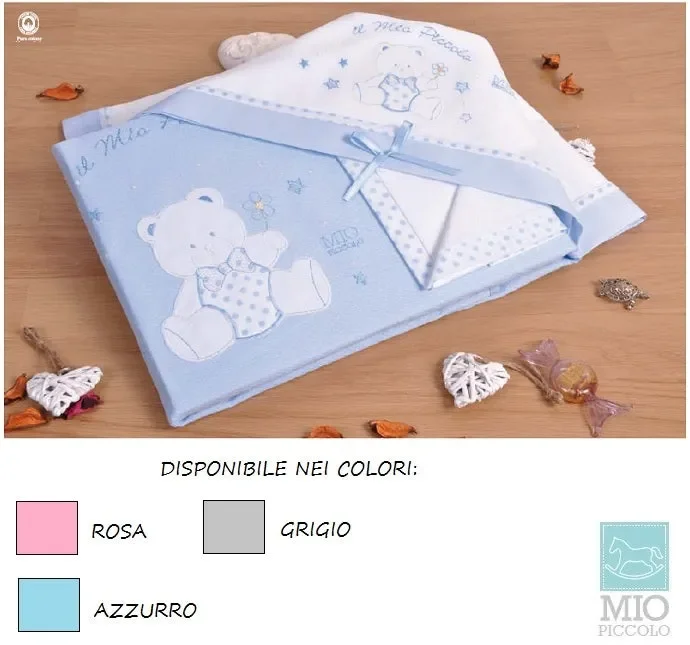 COORDINATO CULLA MIO PICCOLO IN PIQUET ART. 332-602 COLORE A SCELTA Vendita online
