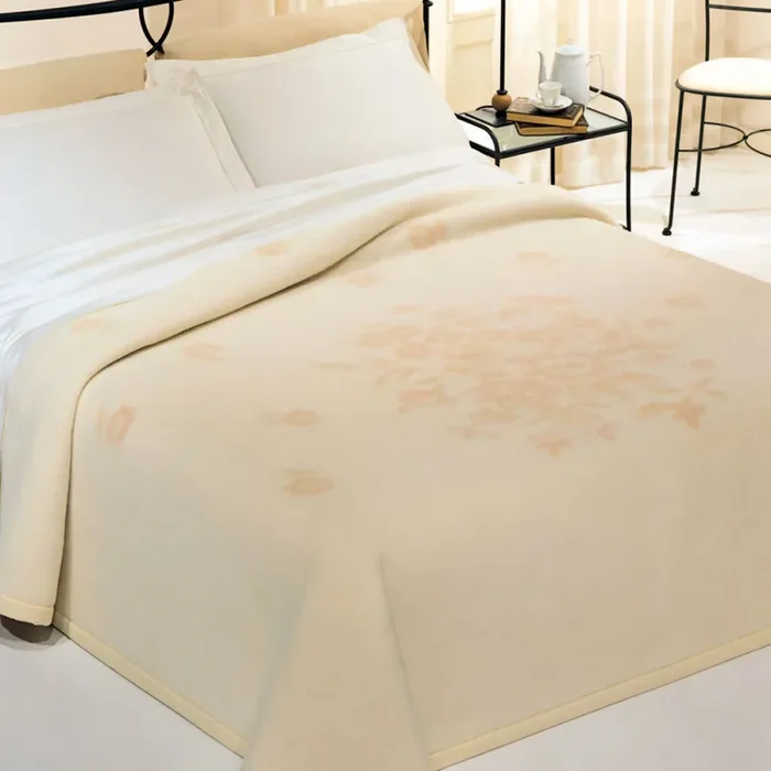 Coperta Misto Lana Matrimoniale Maxi 450gr Cober Delizia Rosa Saldi