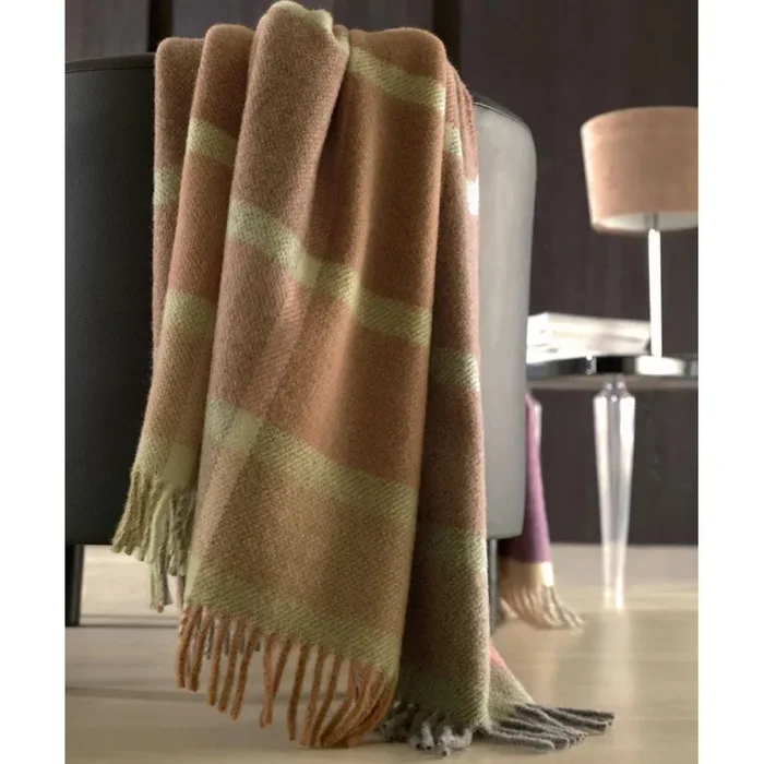 Coperta Pura Lana 380gr Cober Denver Beige - immagine 2