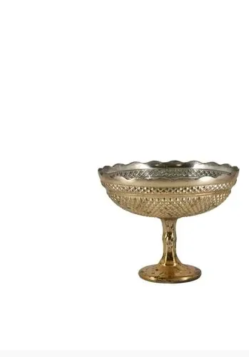 COPPA ABUNDANCE PICCOLA IN VETRO ORO (23,00 CM x H 18,00 CM)