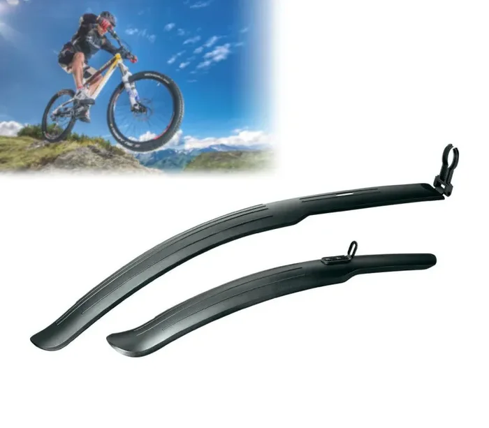 Coppia di Parafanghi per Bicicletta Universali con Kit di Montaggio