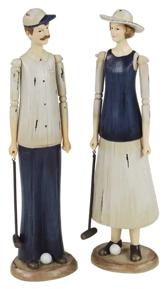 Coppia polo blu tn-1432 cm 10x9xh37,5