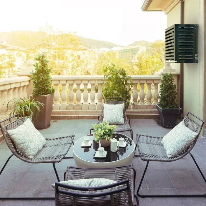 Copri Condizionatore 100x85x60 cm in Alluminio Blade M Antracite - immagine 2