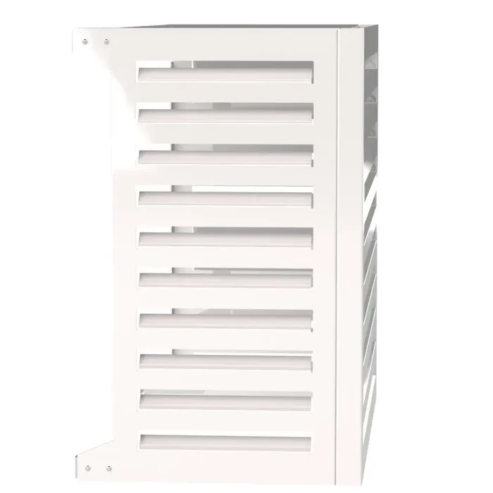Copri Condizionatore 105x95x65 cm in Alluminio Blade L Bianco Fornitura - immagine 3